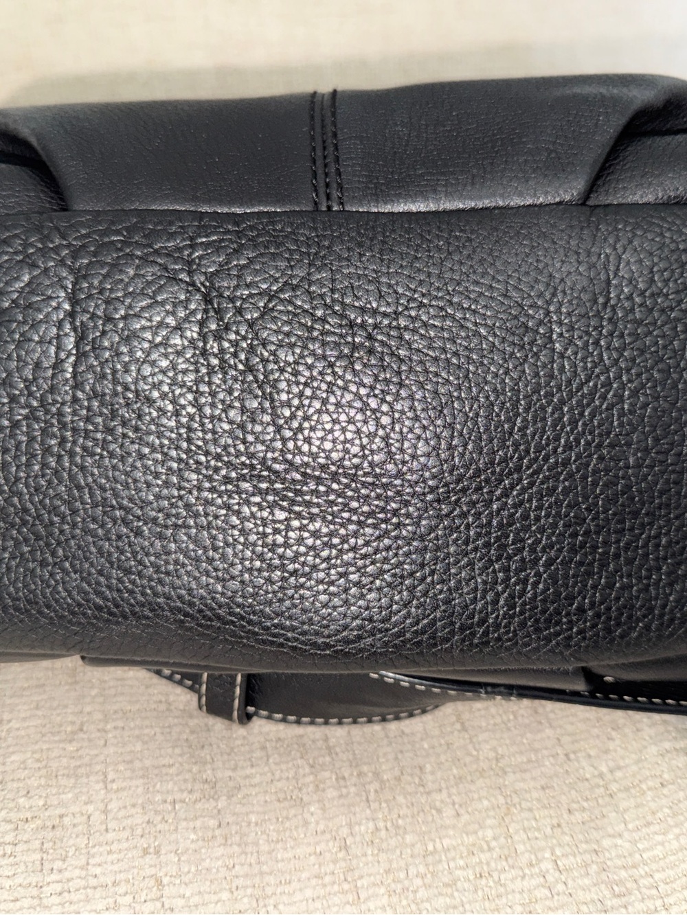 Coach Women's Black Leather Shoulder Bag - Picture 4 of 8